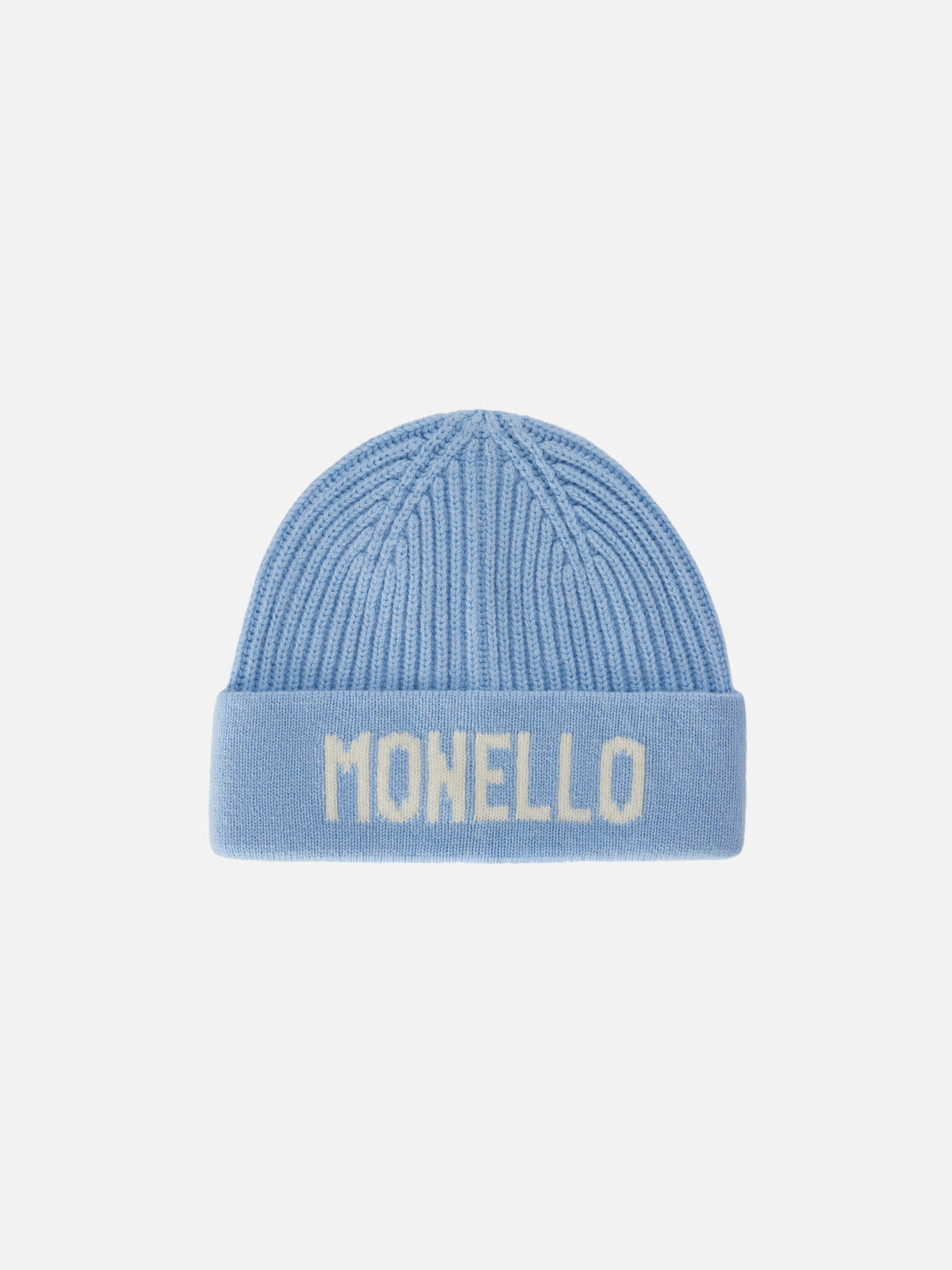 Gorro beanie Benjie Light blue con lettering Monello 