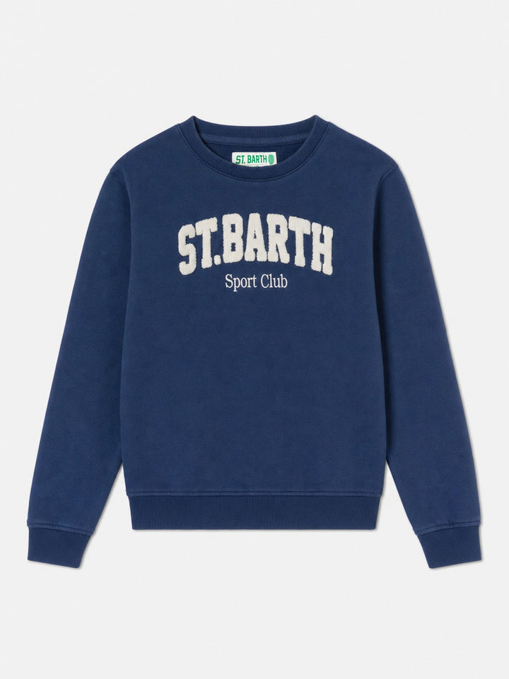 Navy blue Bobby sweatshirt with Sport Club embroidery