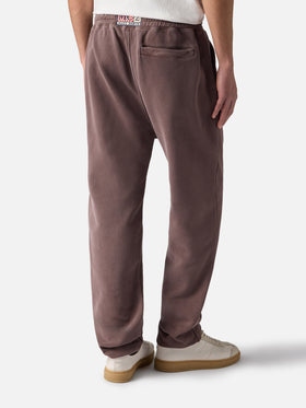 Pantaloni da tuta marroni Bolt con trattamento vintage