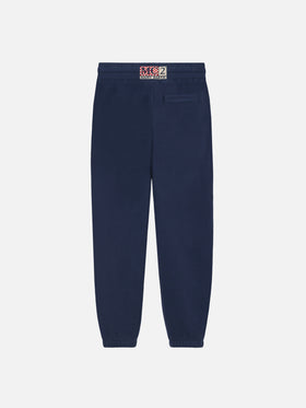 Pantaloni jogger Bolt Jr in cotone blu