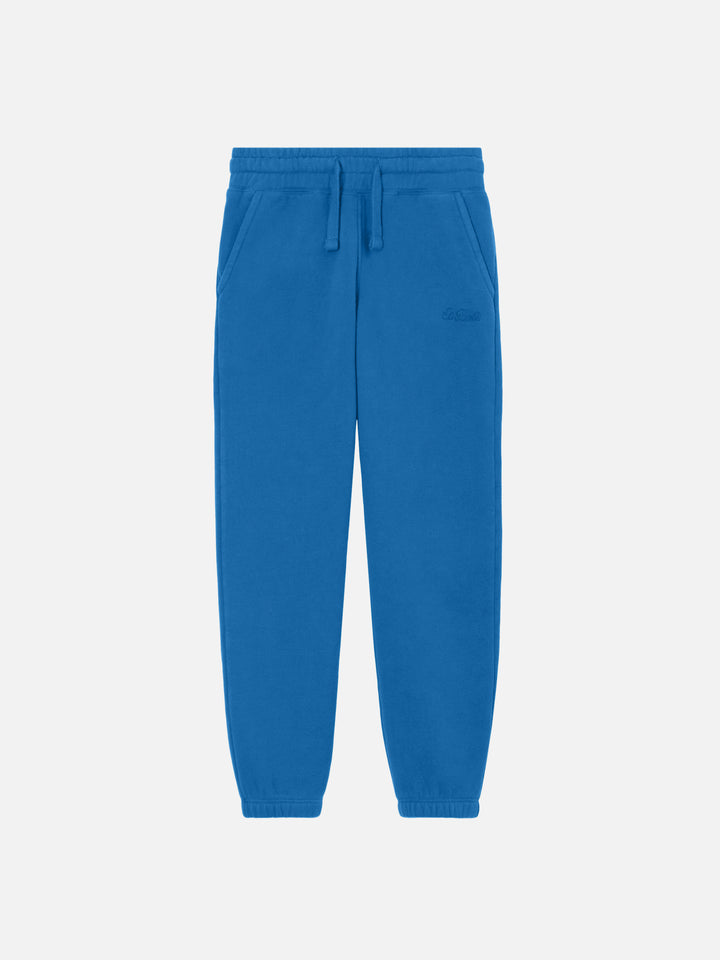 Bolt Jr blaue Fleece-Jogginghose