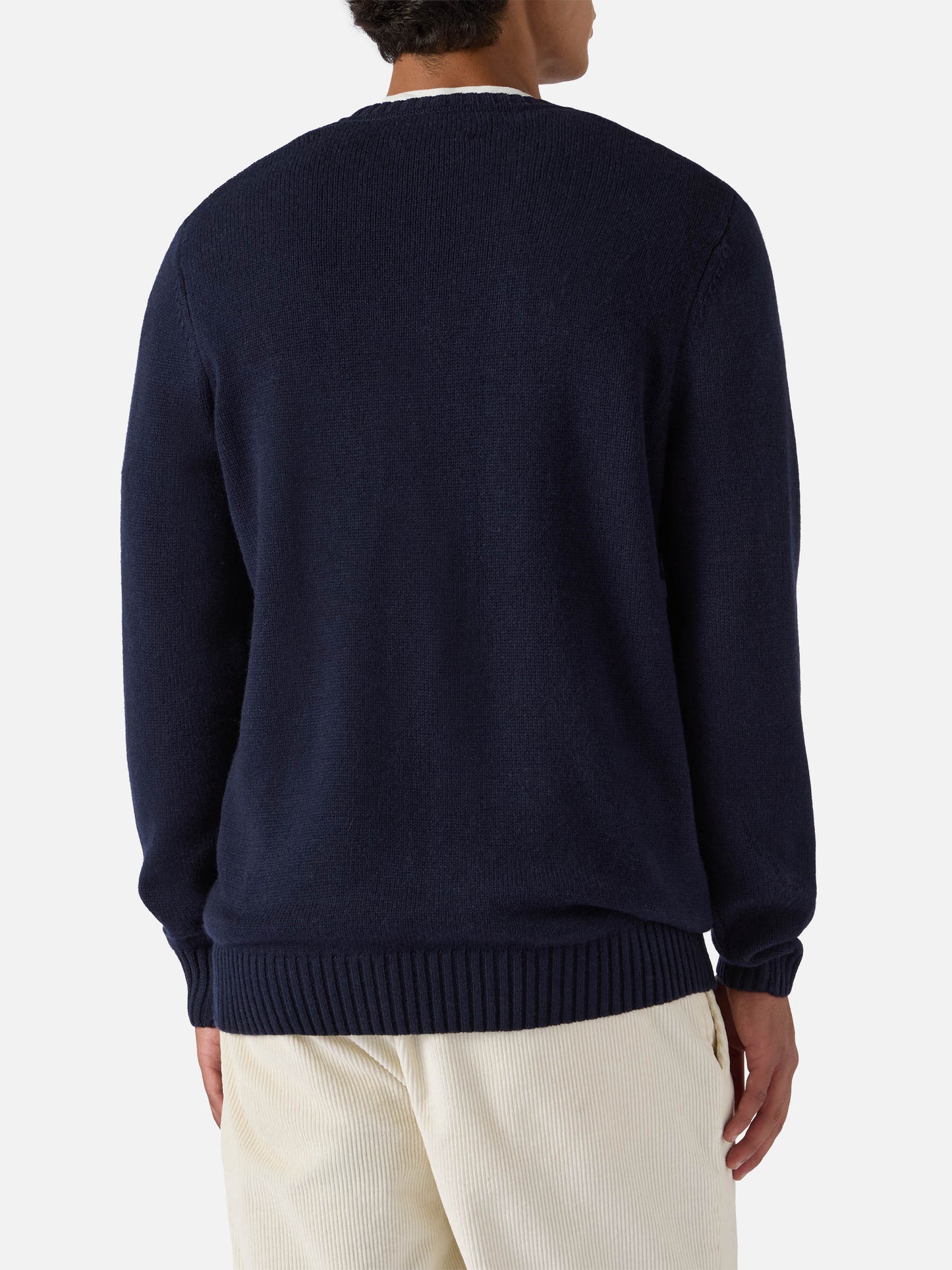 Maglione Bombardino Light blu con jacquard Après Ski