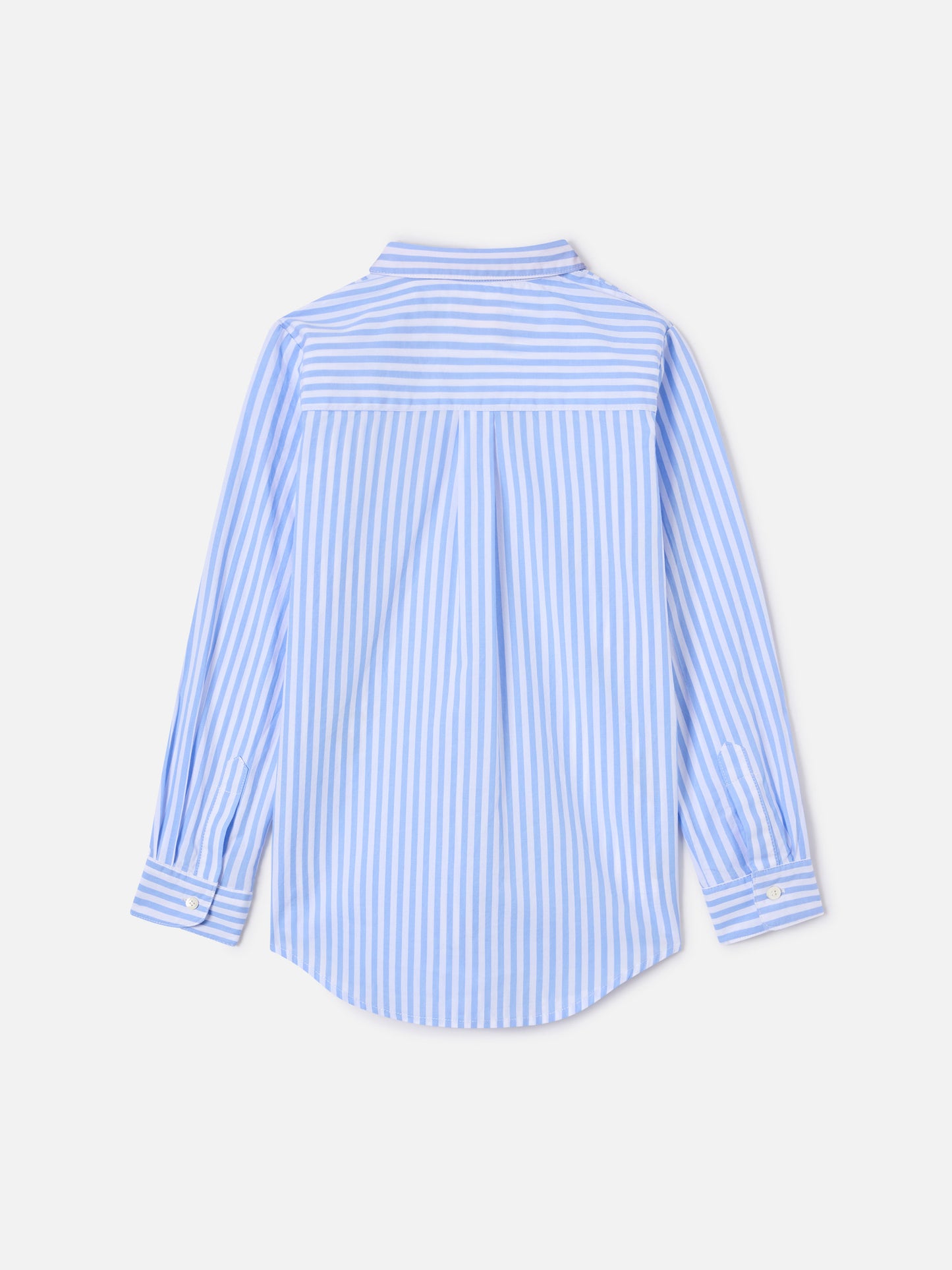 Chemise Mini Brigitte à rayures blanches et bleu clair | Édition Spéciale 