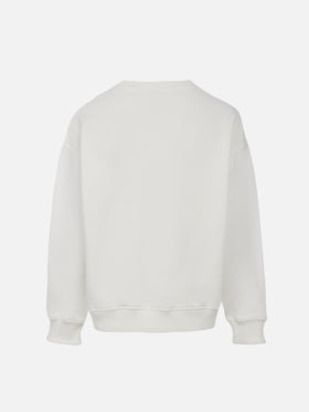 Girl sweatshirt Briony with multicolor Saint Barth terry patch - MC2 Saint Barth
