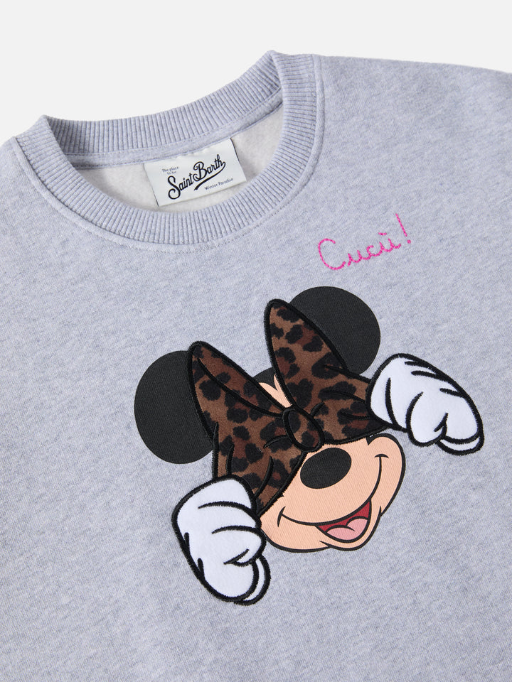 Briony crewneck sweatshirt with Minnie print | DISNEY SPECIAL EDITION