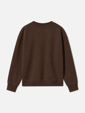 Sweat-shirt Briony à col rond avec patch en éponge ourson Trudi | TRUDI SPECIAL EDITION 
