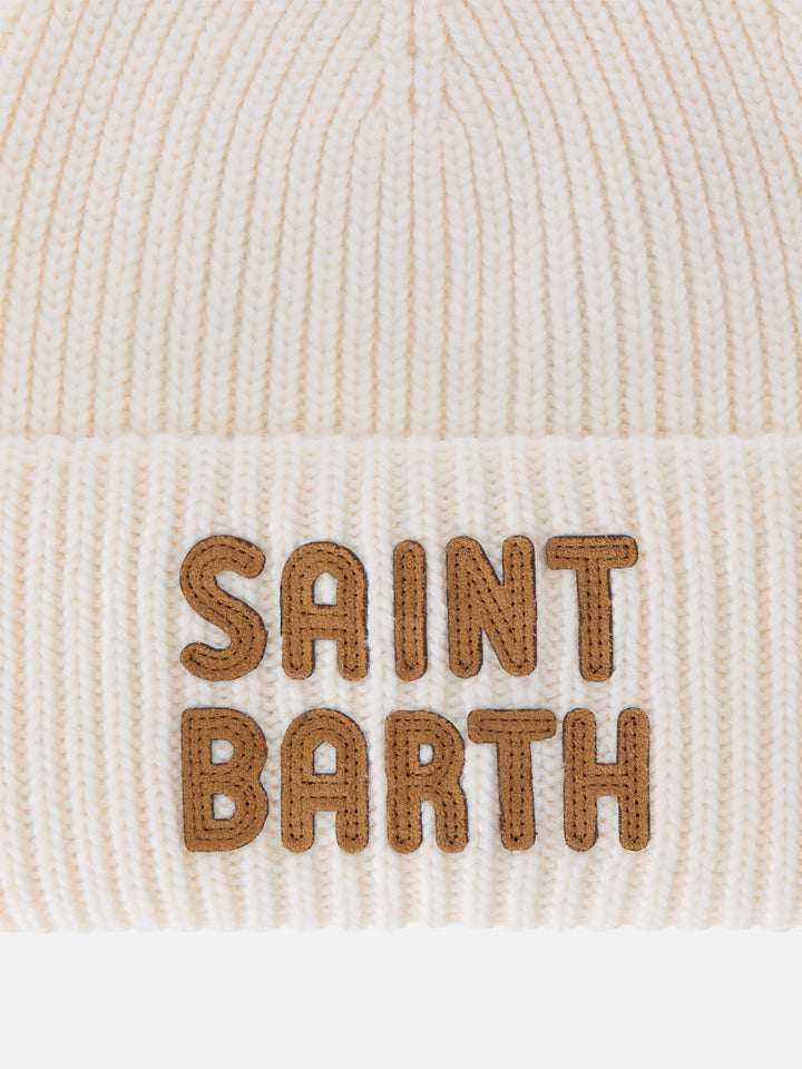 Bonnet off white Berry avec patch logo 