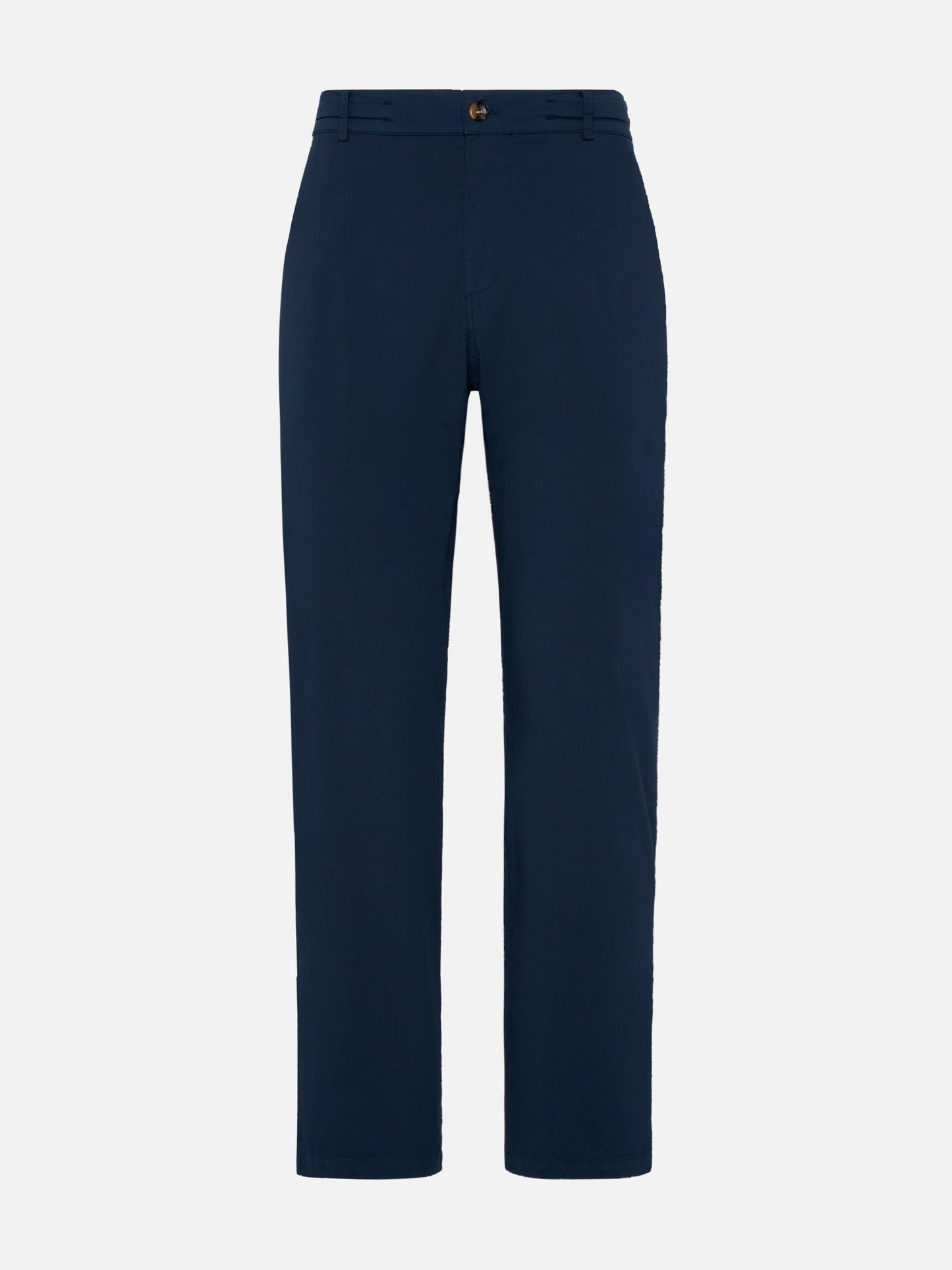 Marineblaue Baumwollhose Calais mit Kordelzug