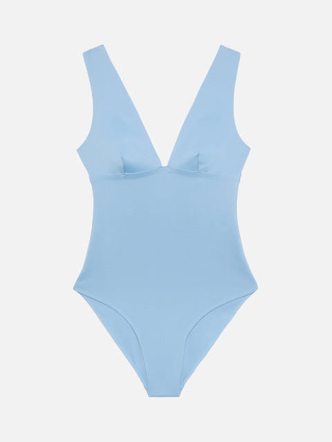 Calliope brown heat-sealed one-piece swimsuit - MC2 Saint Barth