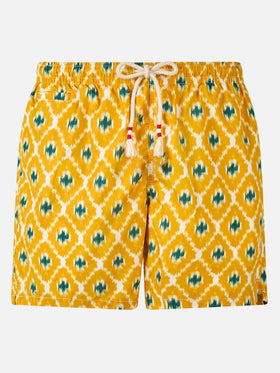 Man swim shorts with geometric print