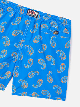 Bluette paisley print boy swim shorts