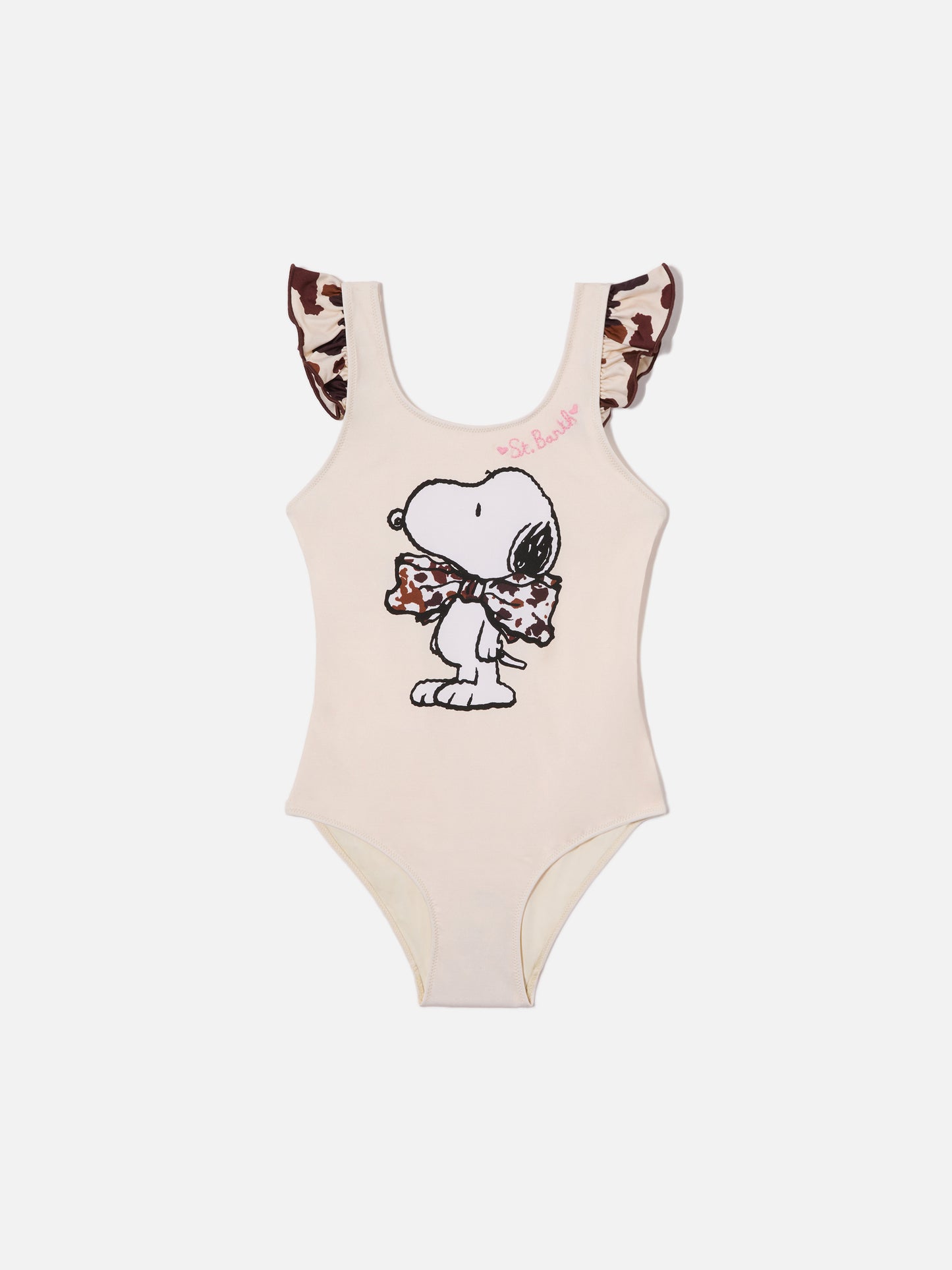 Carol one-piece swimsuit with Snoopy print | Special Edition