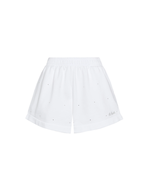 Short en coton léger Cate avec strass 