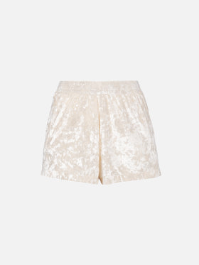 Woman chenille pull up shorts Cate - MC2 Saint Barth