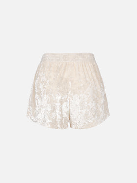 Woman chenille pull up shorts Cate - MC2 Saint Barth