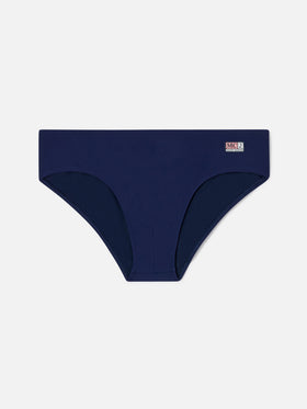 Cayo einfarbige marineblaue Badehose 