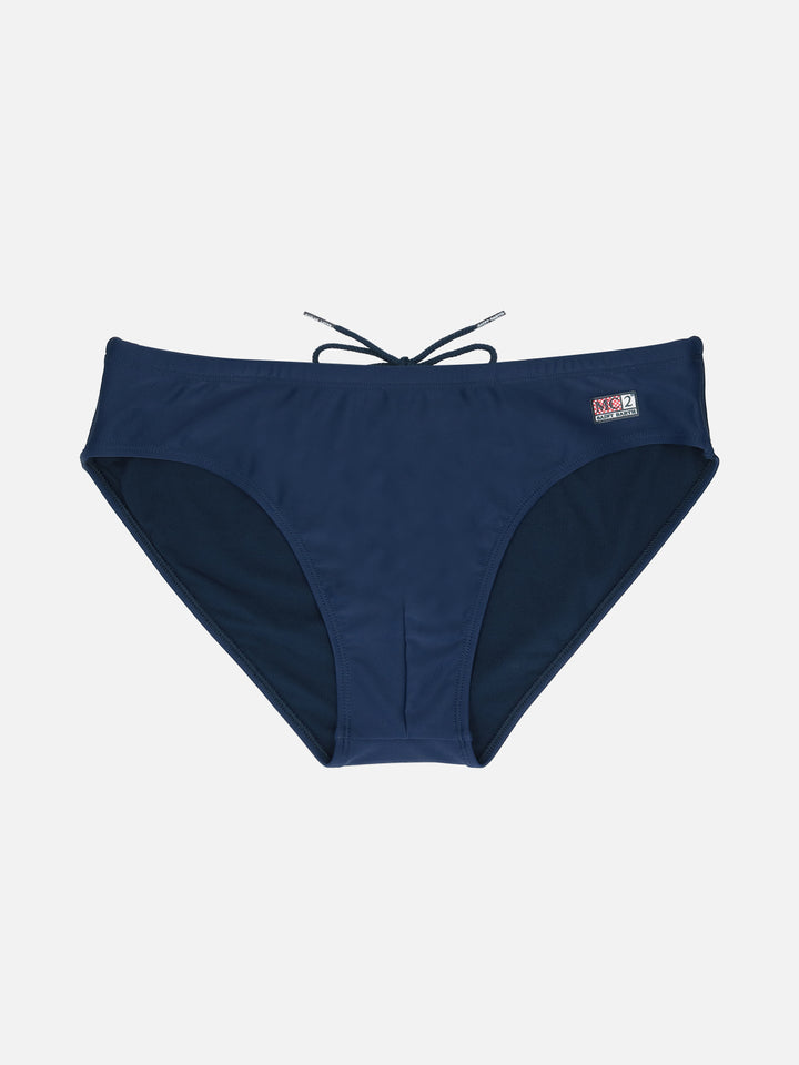 Slip mare Cayo blu navy tinta unita