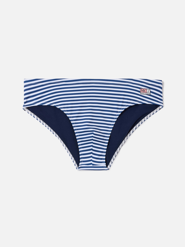 Slip mare Cayo a righe blu navy
