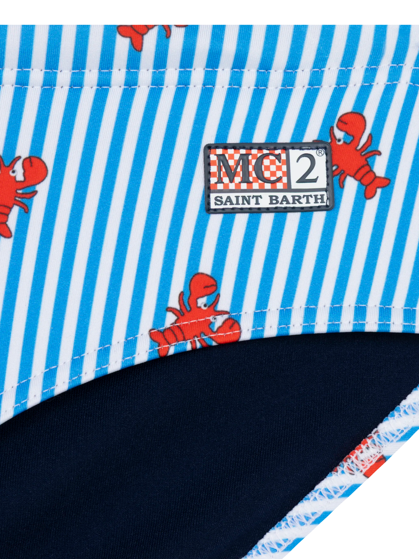 Swim briefs Cayo with lobster print - MC2 Saint Barth