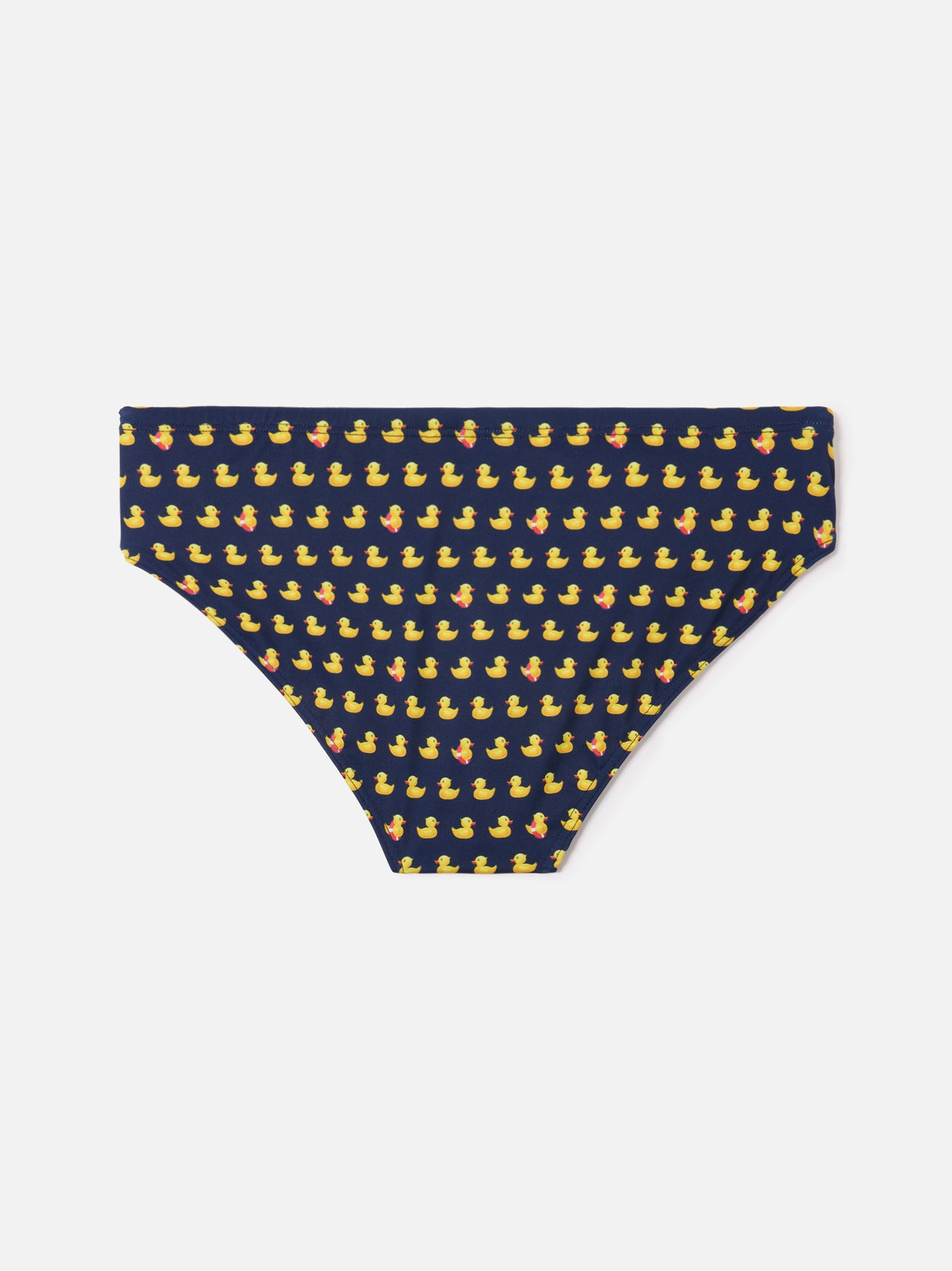 Cayo navy swim briefs with duck print
