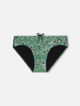 Man bandanna swim briefs Cayo - MC2 Saint Barth