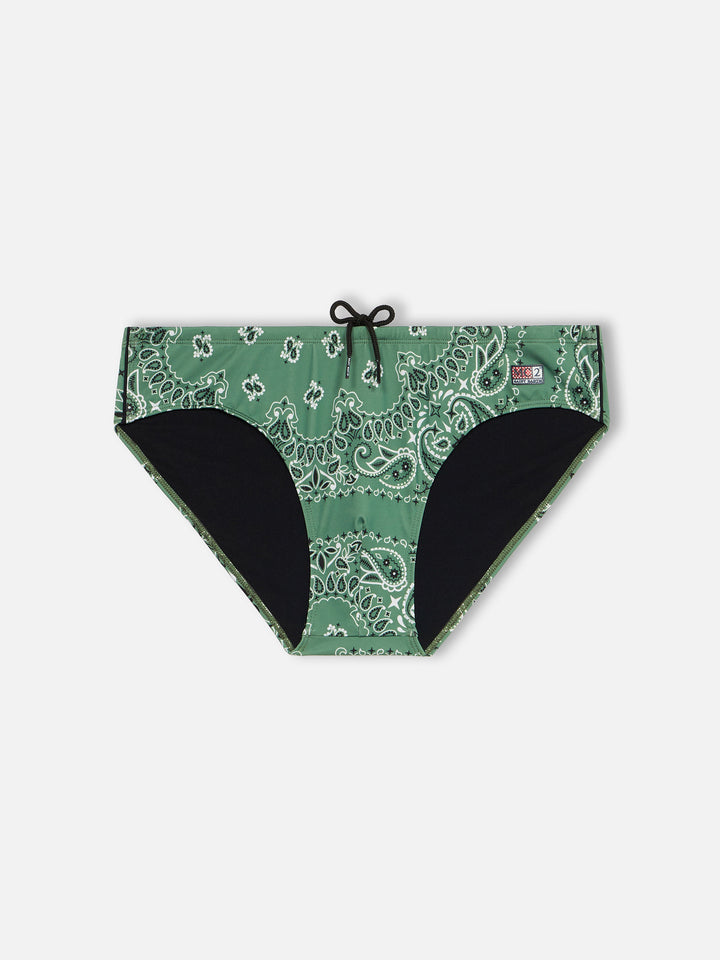 Man bandanna swim briefs Cayo - MC2 Saint Barth