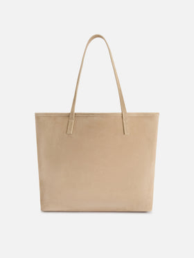 Beige suede City regular bag