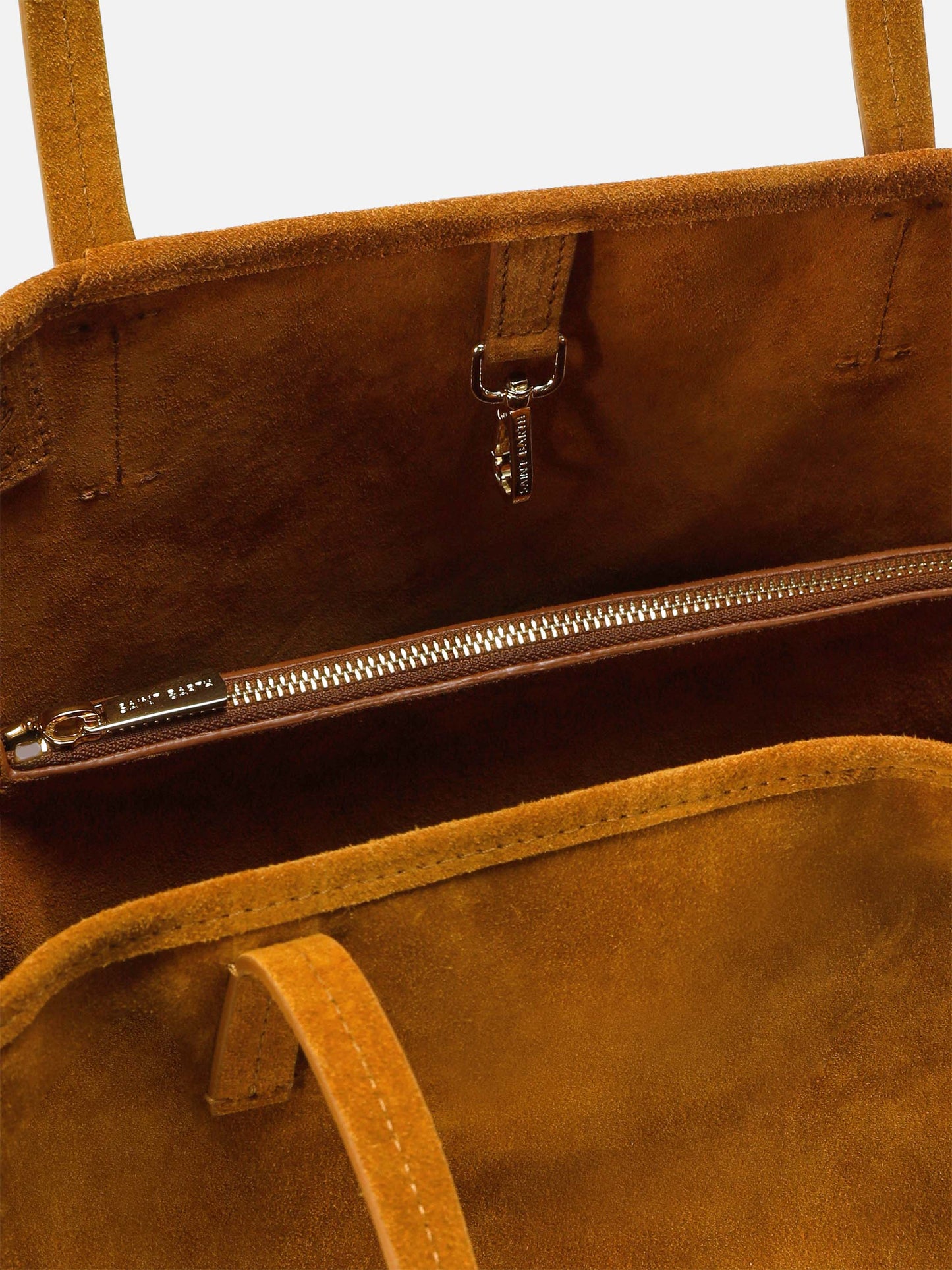 Bolso City regular de ante camel 