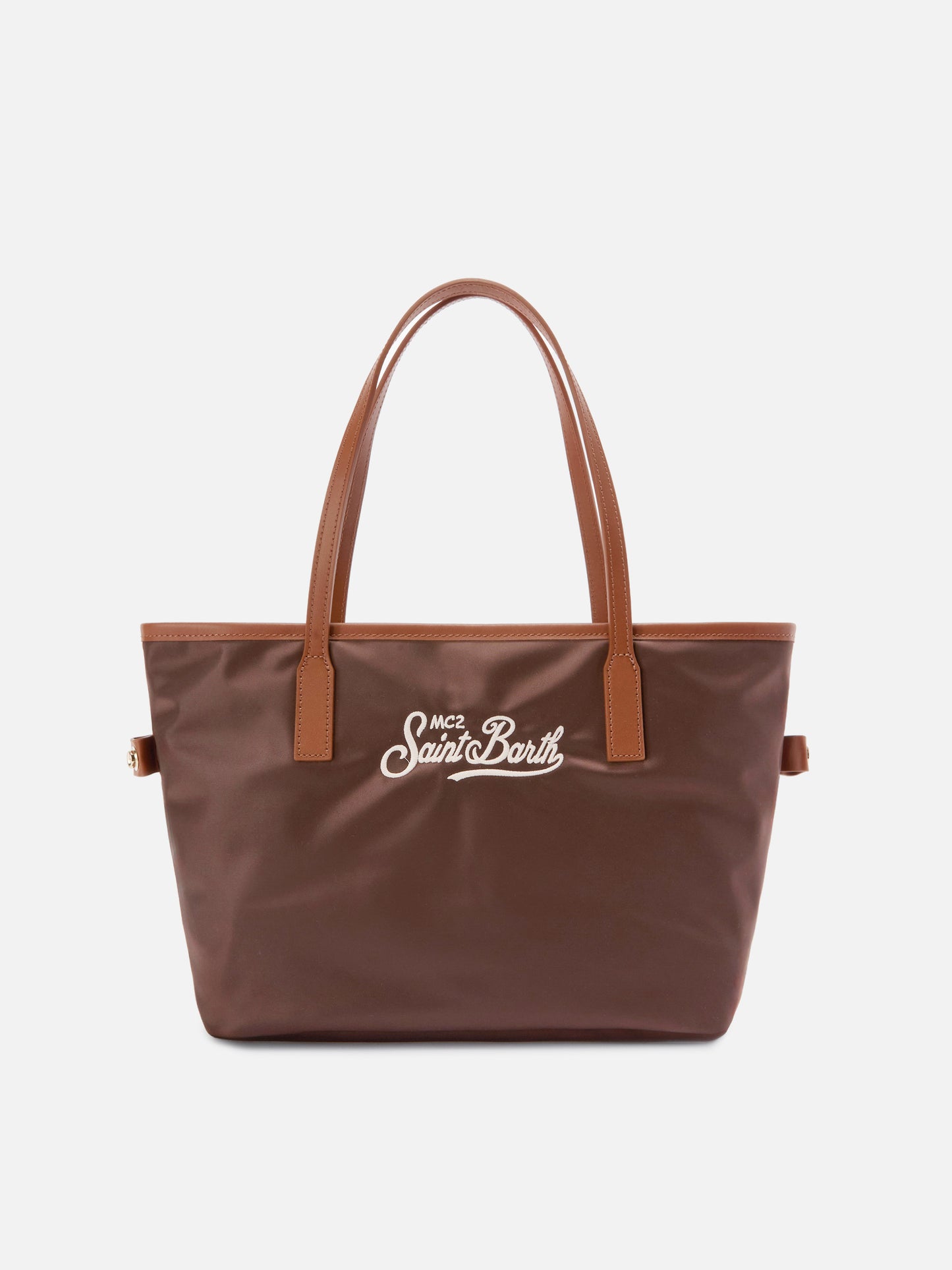 Brown City medium nylon bag