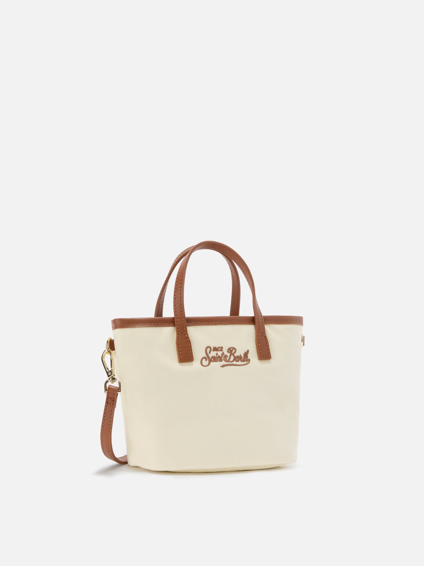 Borsa City mini in nylon bianca