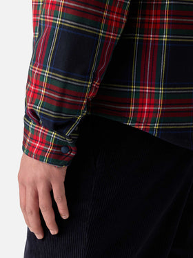 Overshirt Chalet with pocket and St. Barth Bob Club embroidery