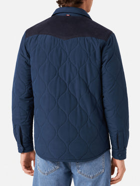 Sobrecamisa acolchada Chalet Tex navy 