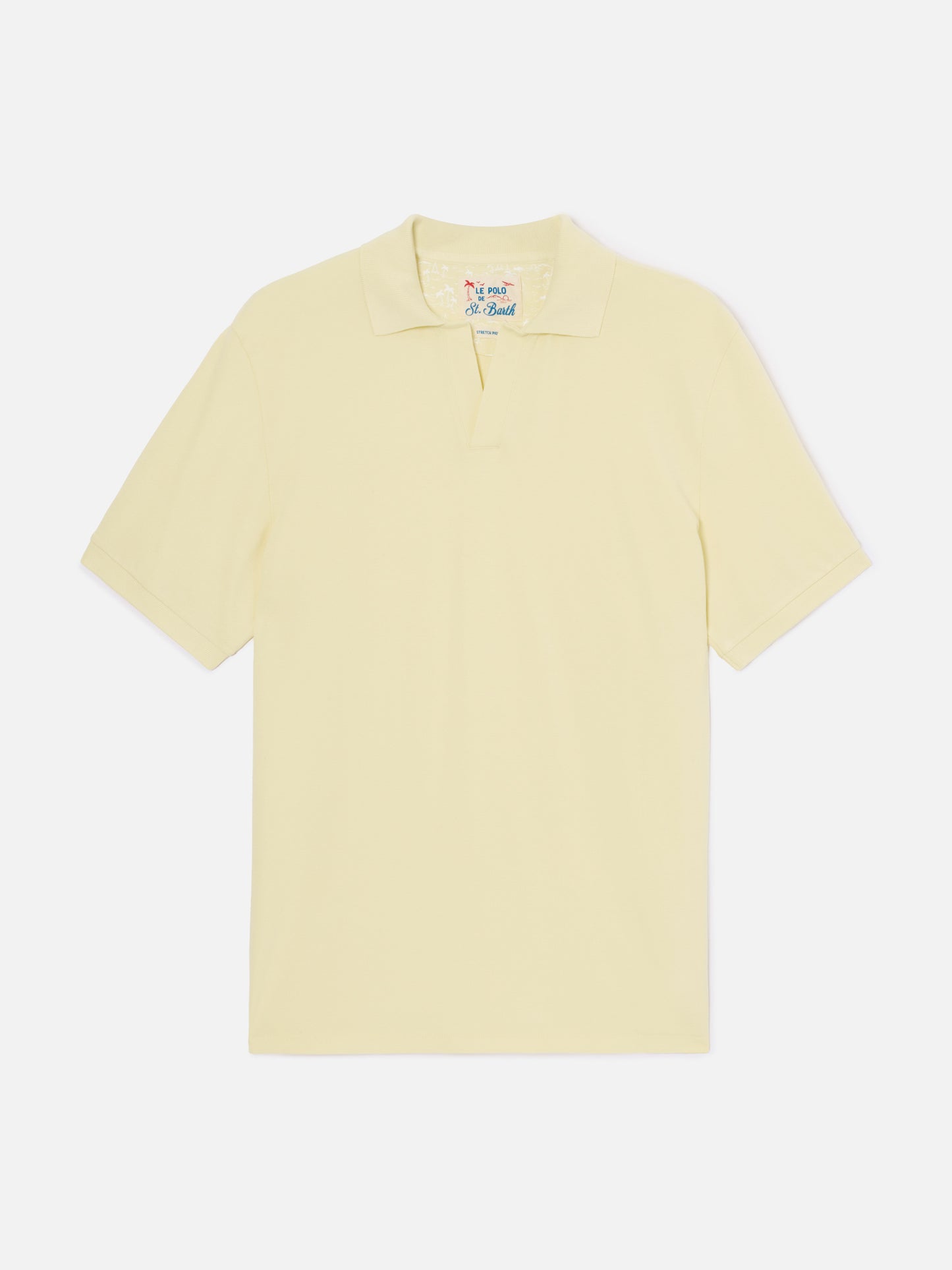 Butter Charles polo in solid color cotton piquet