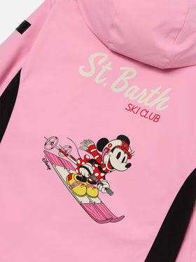 Pink Chavanette ski jacket with back Minnie Mouse print | Special edition