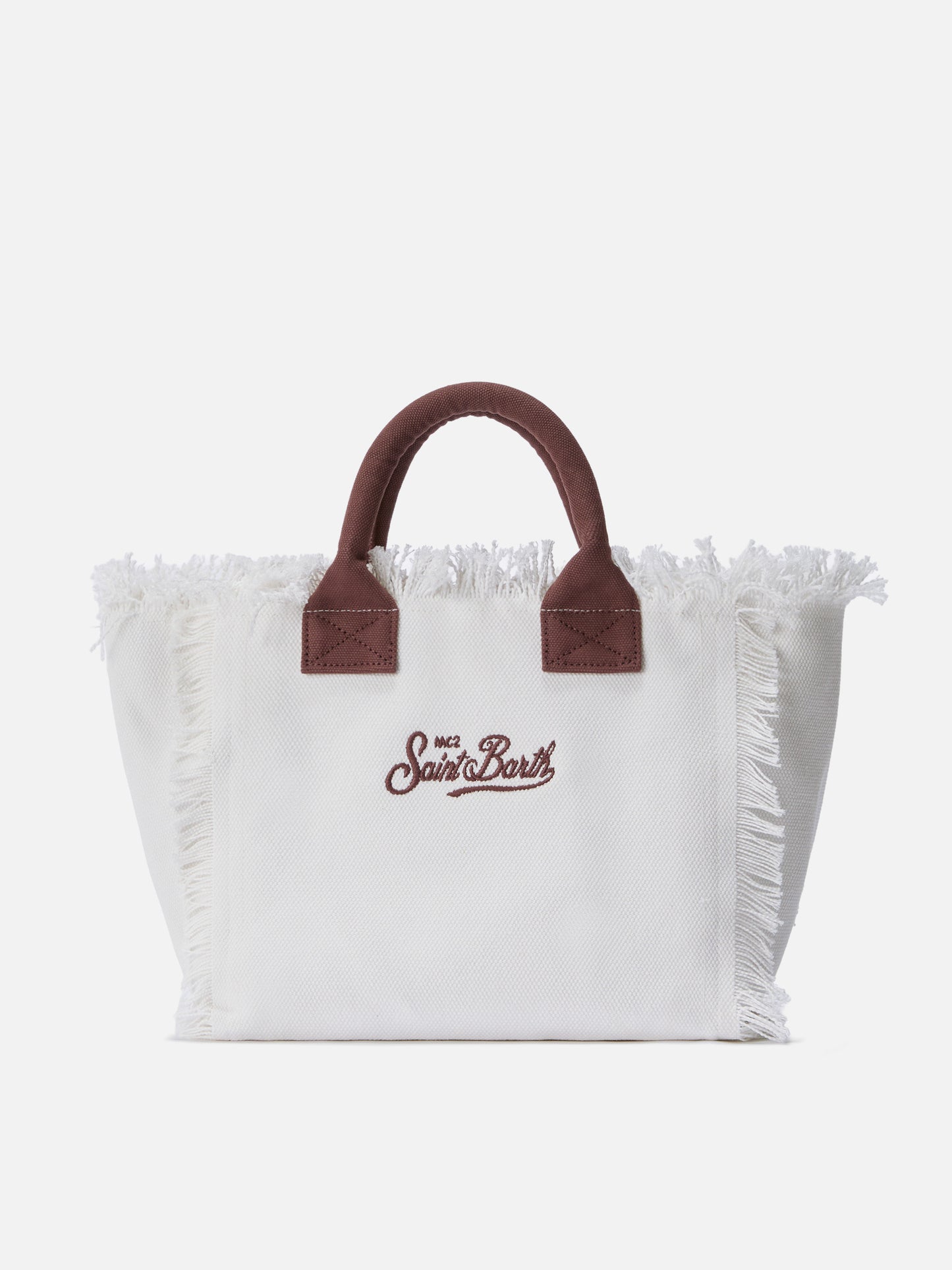 Sac Colette en toile blanche avec logo patch animalier 