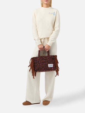 Borsa a mano Colette Blanket con stampa animalier