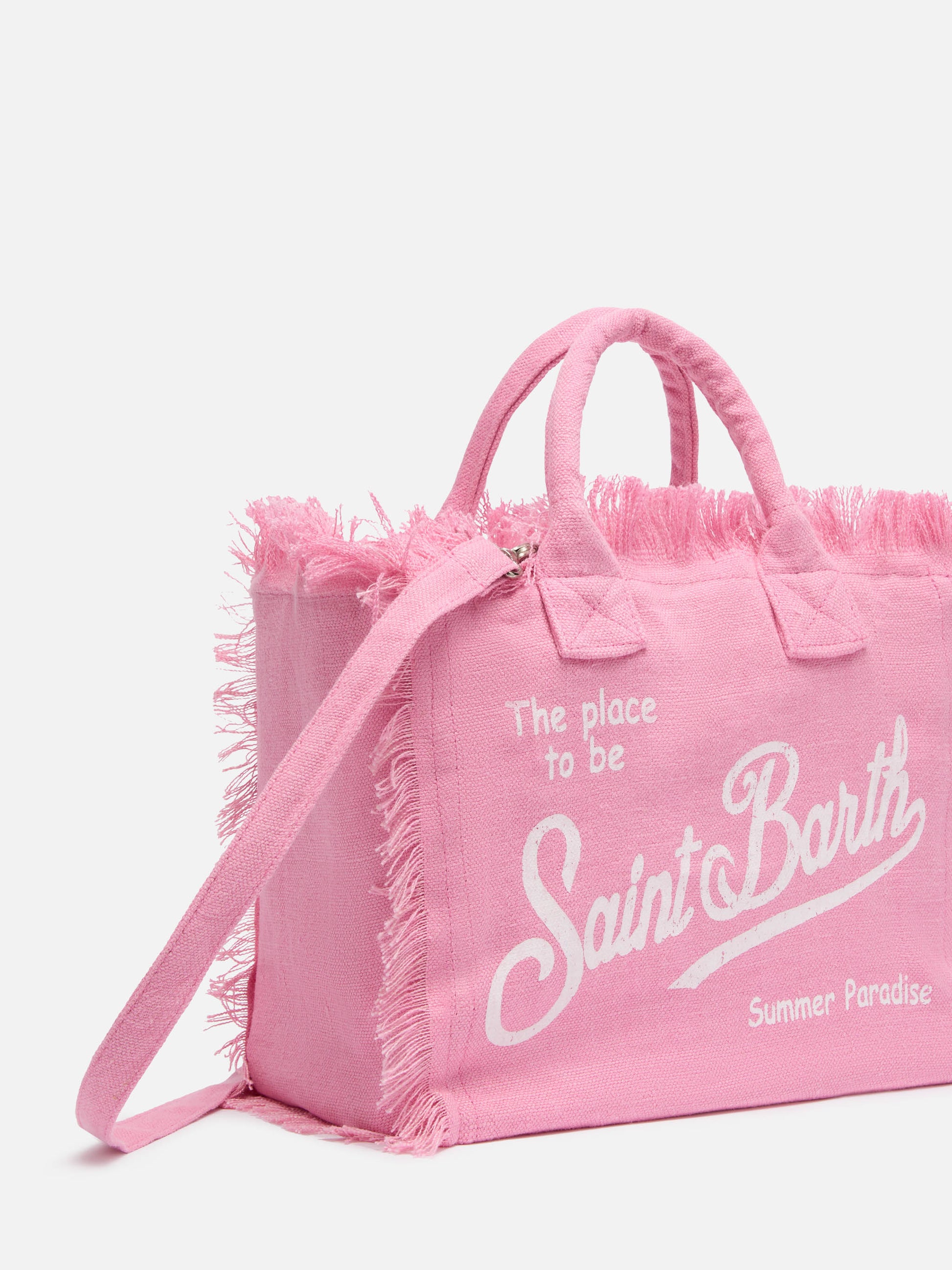 Colette linen pink handbag - MC2 Saint Barth