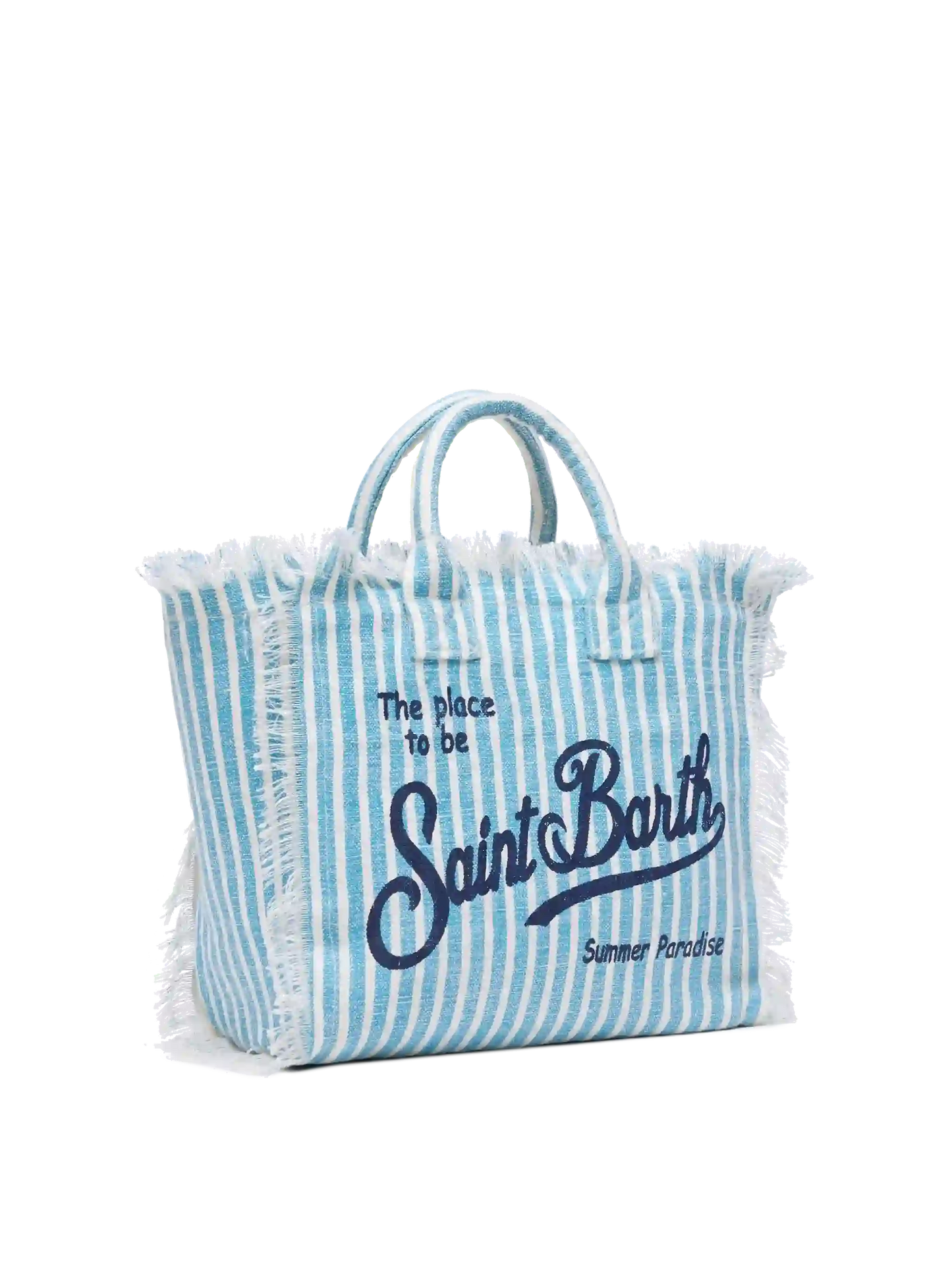 Colette Leinenhandtasche mit Streifendruck