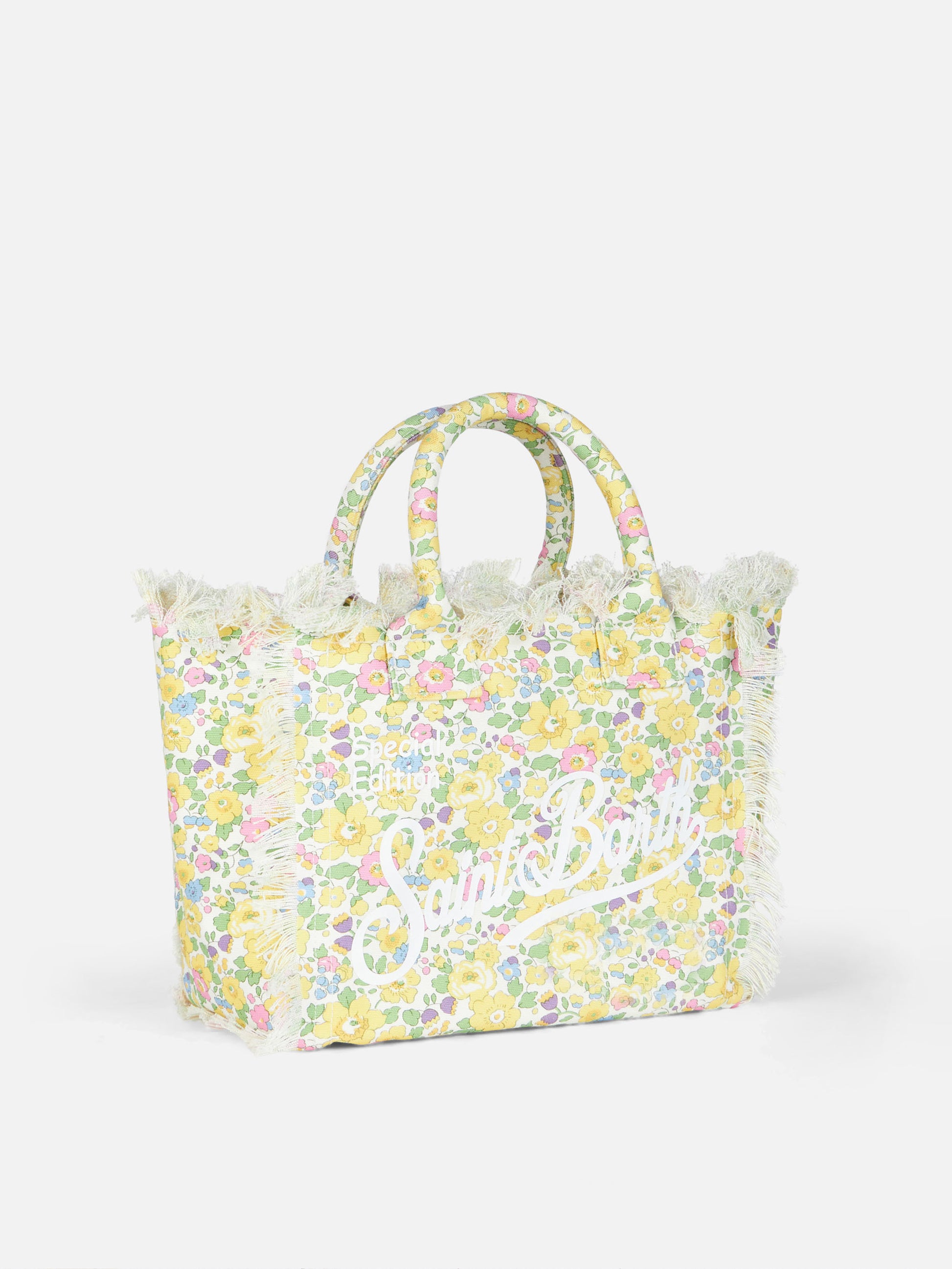 Betsy Cotton canvas Colette Liberty handbag |MADE WITH LIBERTY FABRIC - MC2 Saint Barth