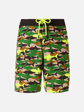 Comfort Surf Badeshorts mit Camouflage-Muster