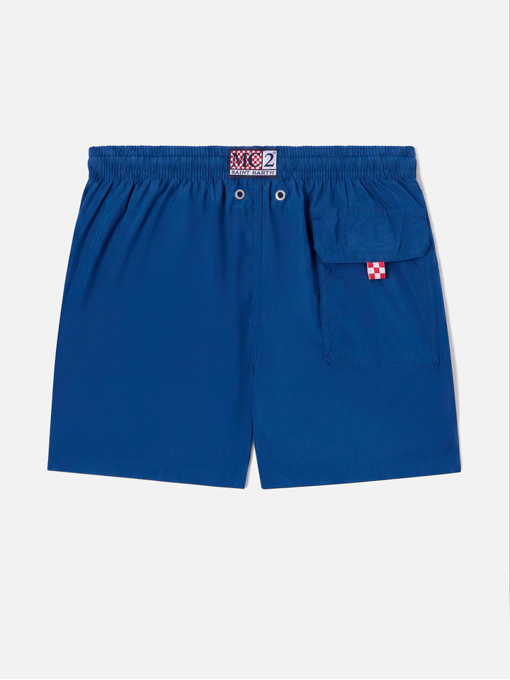 Short de bain Comfort avec broderie silhouette Porsche | PORSCHE SPECIAL EDITION 