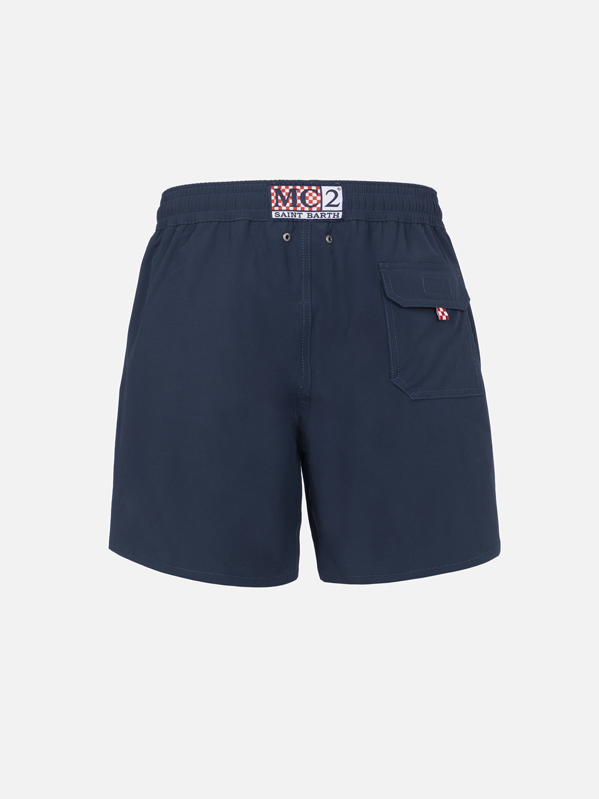 Blaue Comfort-Badeshorts für Herren