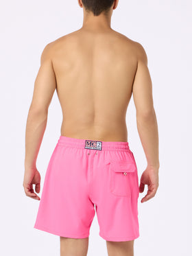 Classic stretch Comfort swim shorts with Mi girano le palline embroidery | INSULTI LUMINOSI SPECIAL EDITION - MC2 Saint Barth