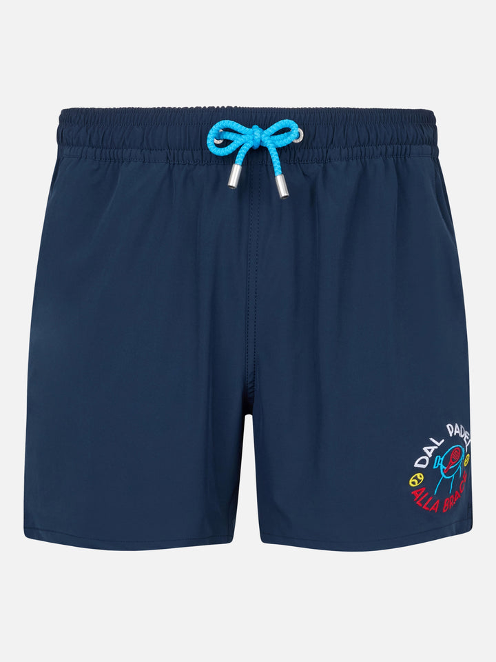Man Comfort Badeshorts mit Dal Padel alla Brace-Stickerei | INSULTI LUMINOSI SONDEREDITION