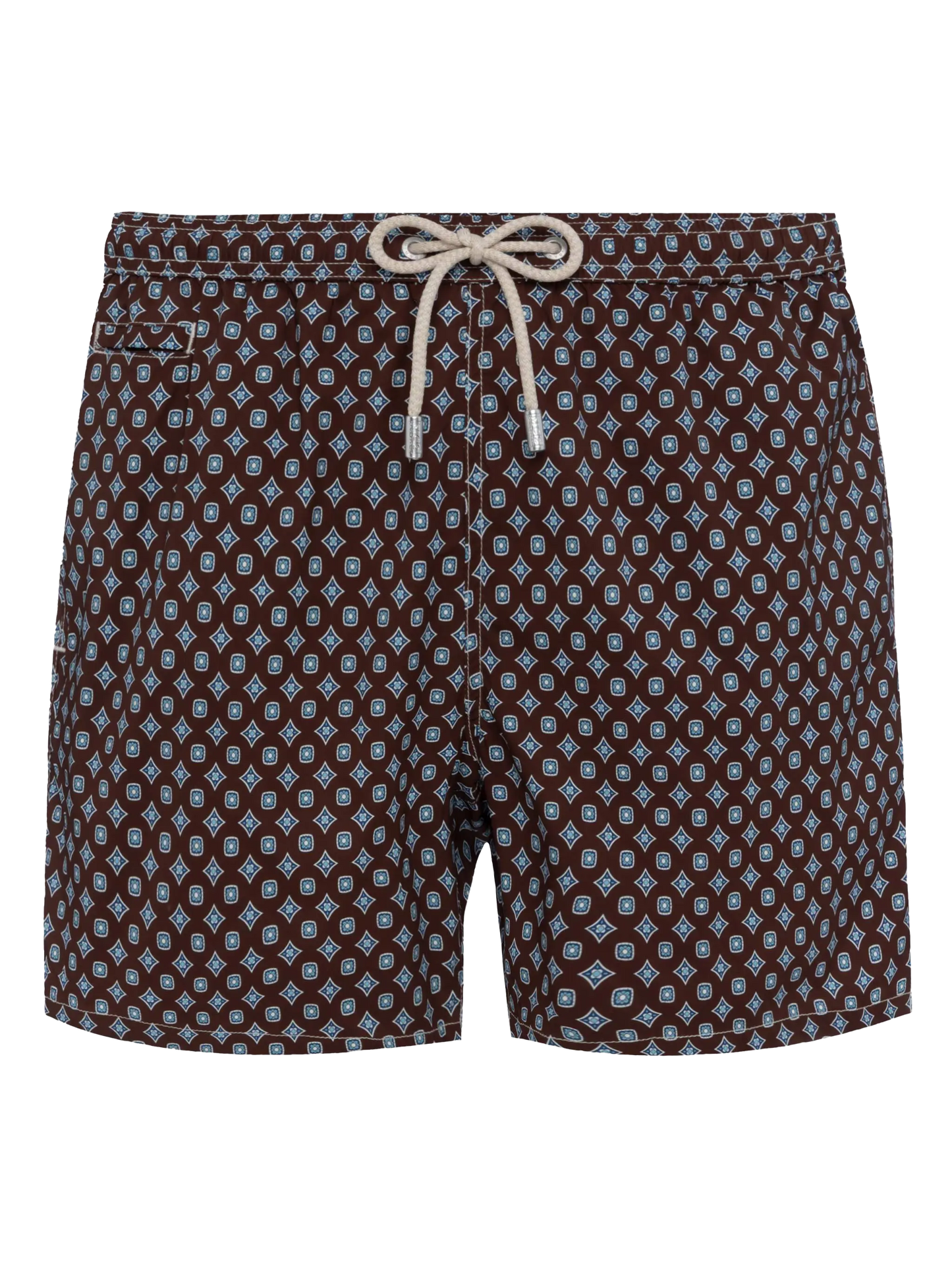 Comfort Light swim shorts with tie print - MC2 Saint Barth