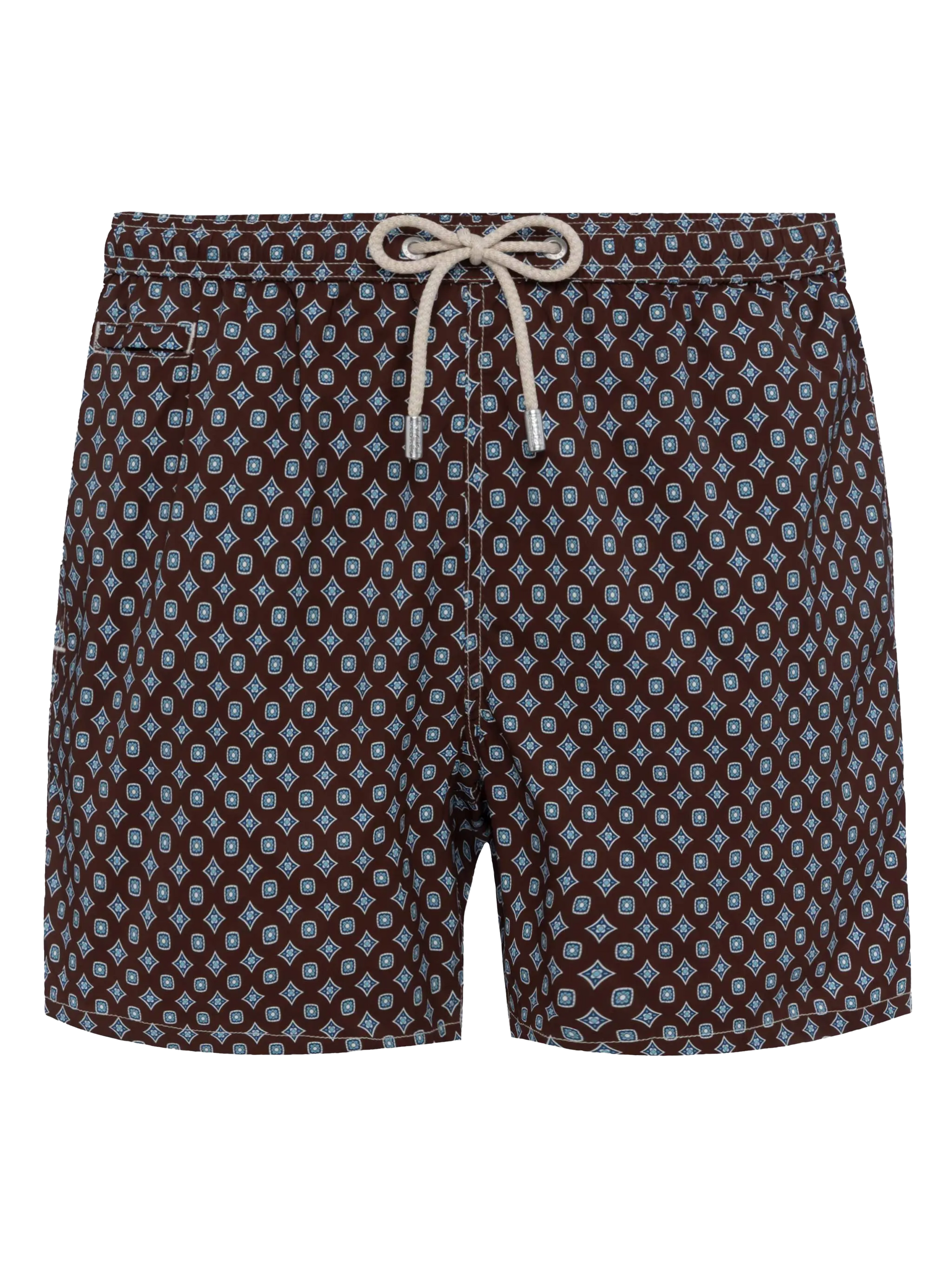 Comfort Light swim shorts with tie print - MC2 Saint Barth