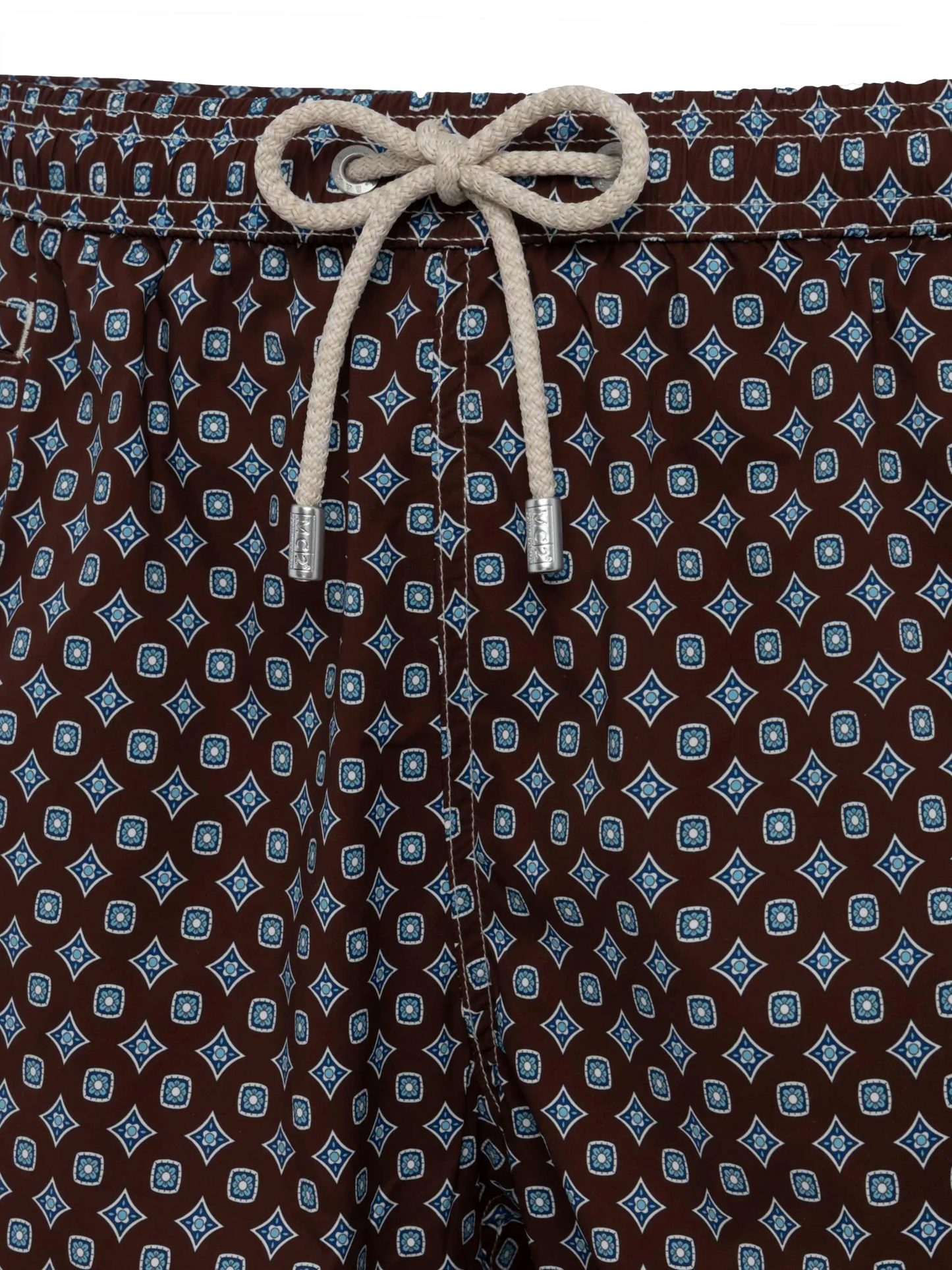 Comfort Light swim shorts with tie print - MC2 Saint Barth