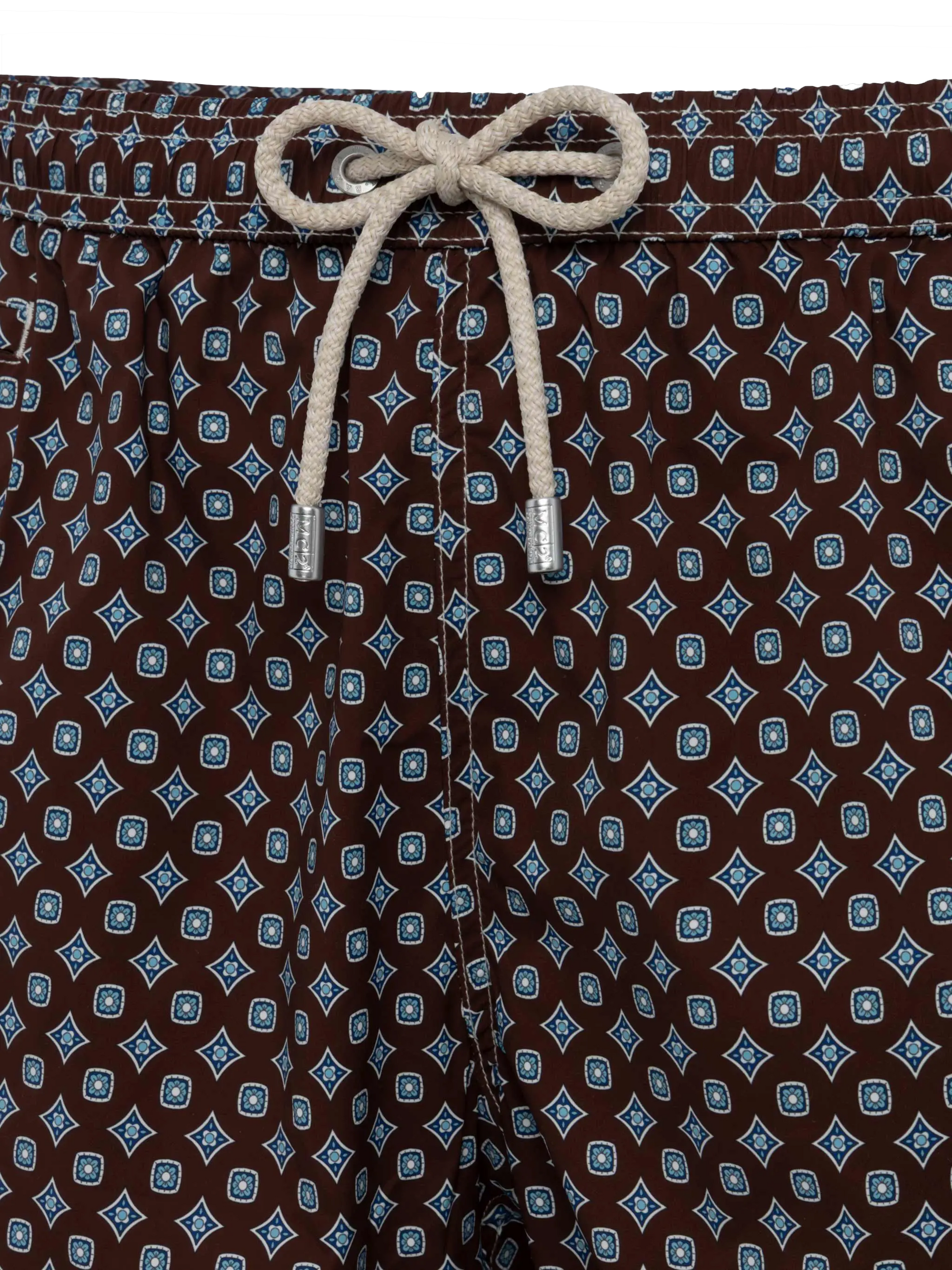 Comfort Light swim shorts with tie print - MC2 Saint Barth
