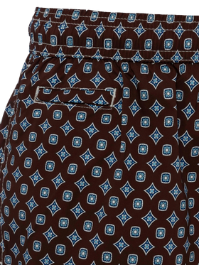 Comfort Light swim shorts with tie print - MC2 Saint Barth