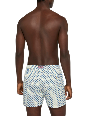 Comfort Light swim shorts with tie print - MC2 Saint Barth